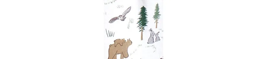 Уютный спальный мешок из хлопкового трикотажа с длинными рукавами Hudson Baby, Sweet Woodland — фото 2