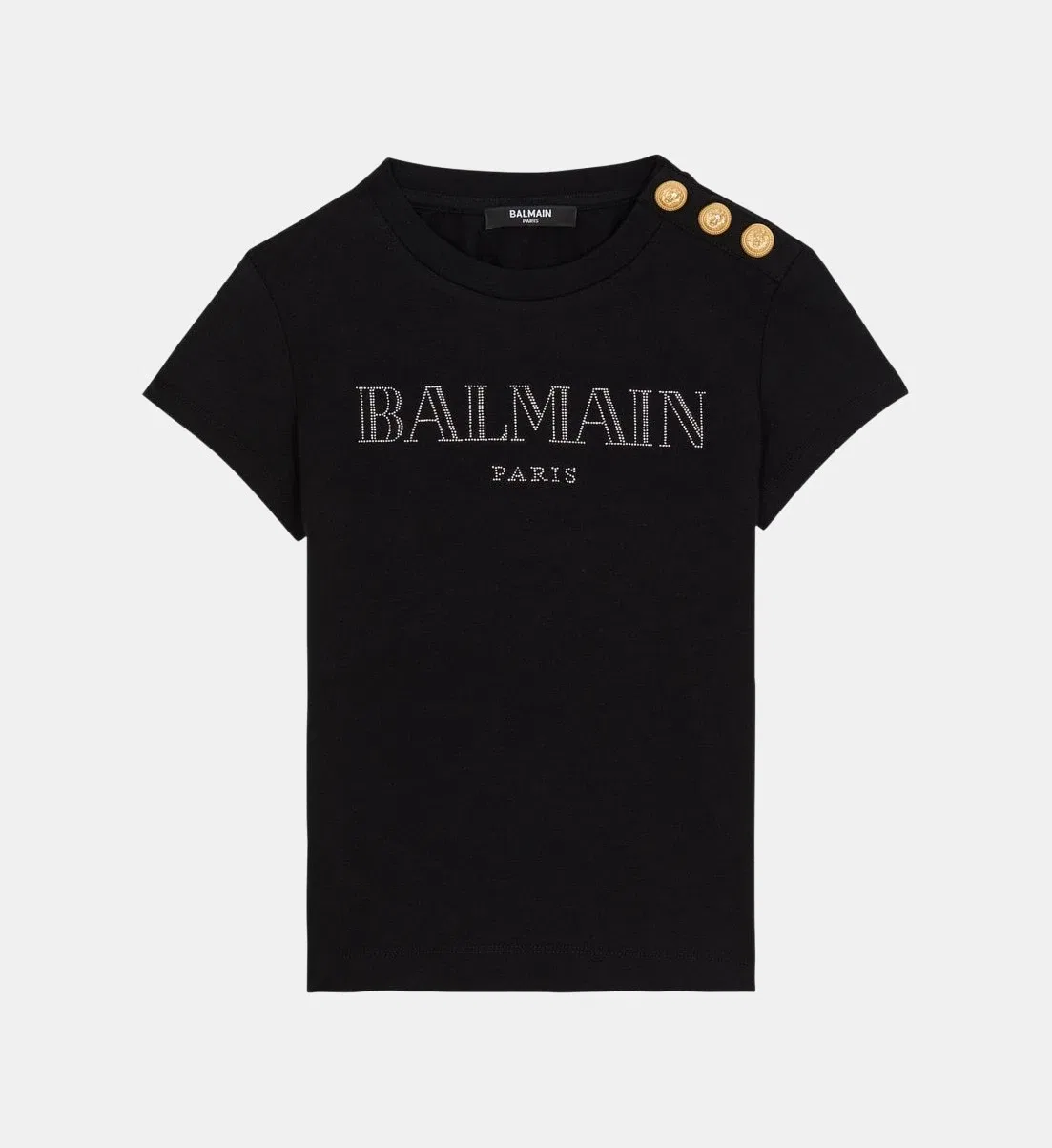 Футболка с принтом Balmain Vintage, черный