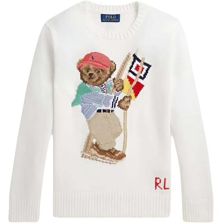 Свитер Polo Bear Kids' от Polo Ralph Lauren, белый