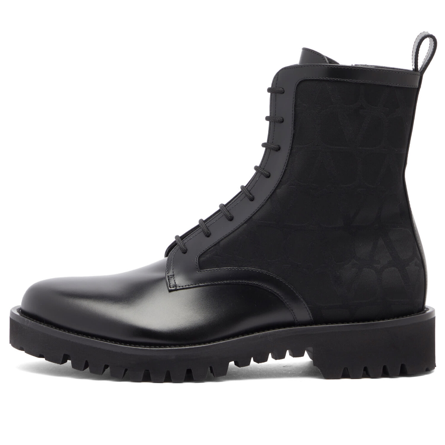 

Ботинки Valentino Combat Boot, черный