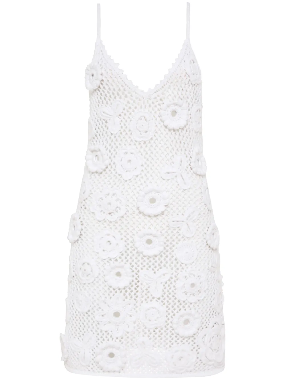 

Платье мини Ferline LoveShackFancy, белый