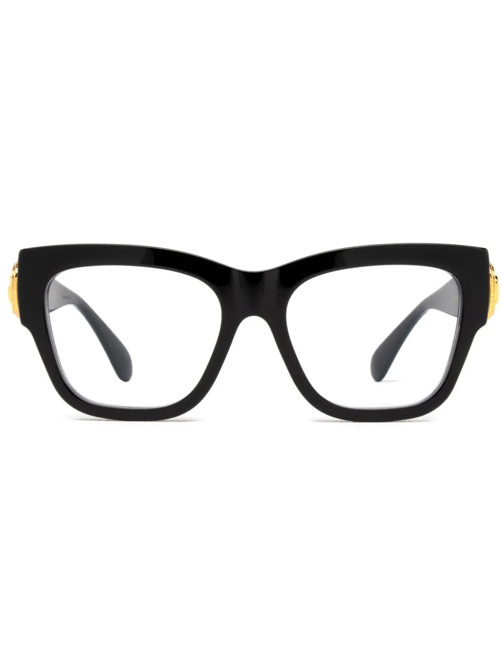 

Очки в геометричной оправе Gucci Eyewear, черный