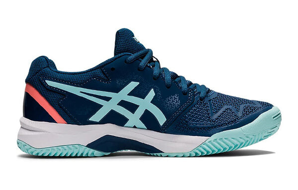 Кроссовки gel resolution 8 'light indigo clear blue' Asics, синий — фото 2