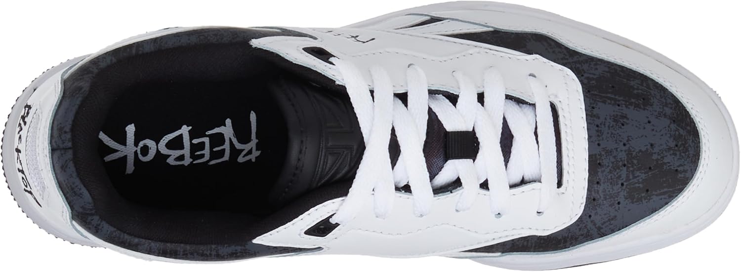 Кроссовки Reebok Unisex-Child Bb 4000 Ii, белый/черный — фото 3