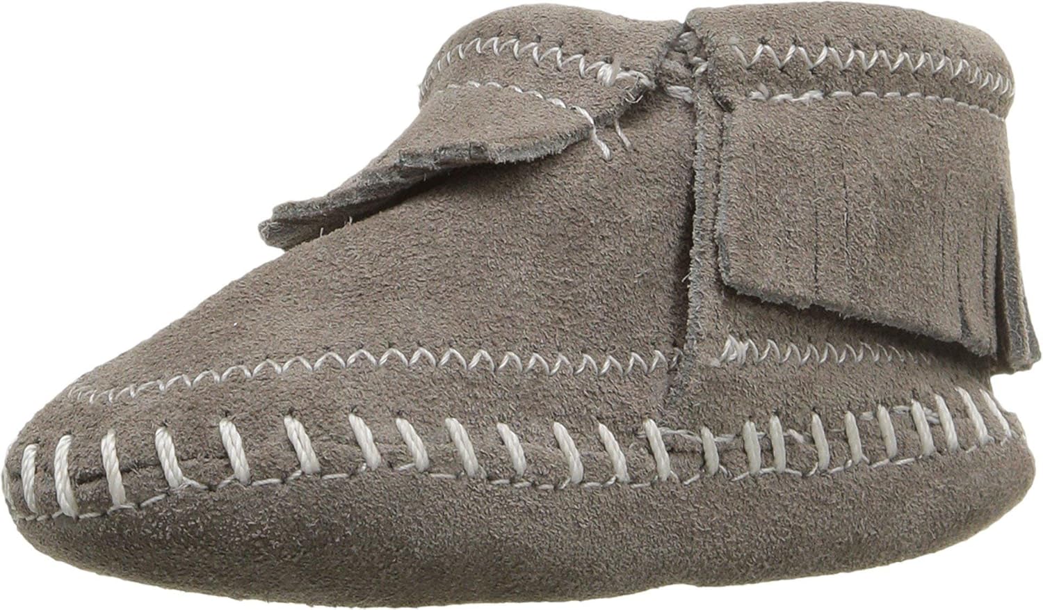 

Детские пинетки Minnesota для девочек Riley Moccasin - 1166 Minnetonka, Grey