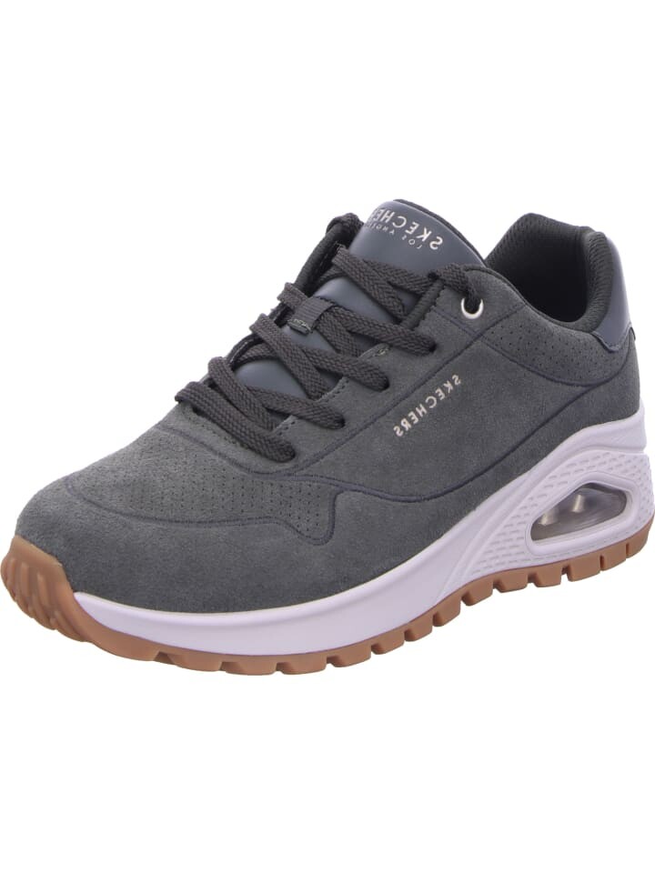 Кроссовки на шнуровке Skechers Lowtop-Sneaker UNO RUGGED - CHILLPROOF, оливковый