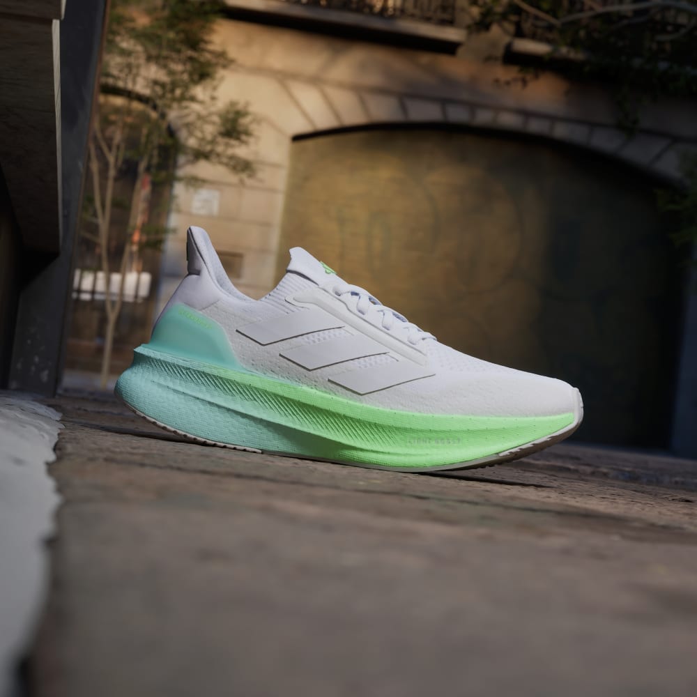Кроссовки Adidas Ultraboost 5X Shoes, цвет Cloud White/Dash Grey/Lime Burst — фото 2