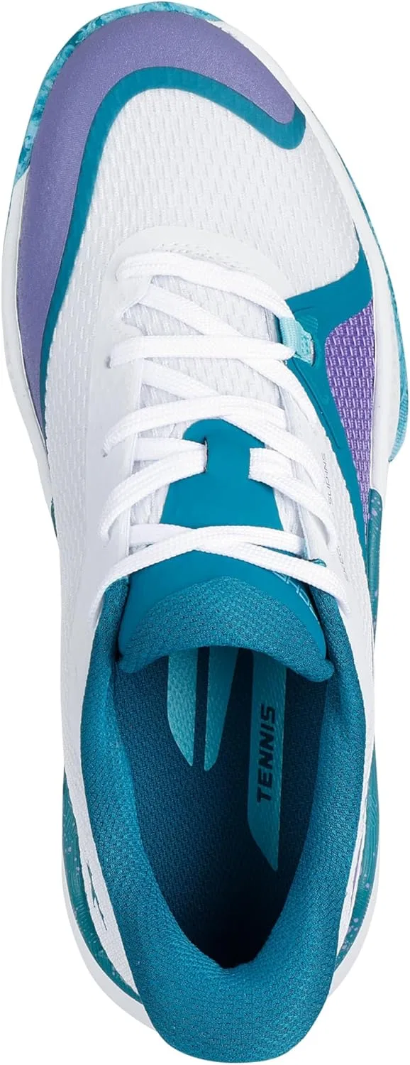 Кроссовки для тенниса Skechers, White/Turquoise/Purple — фото 3