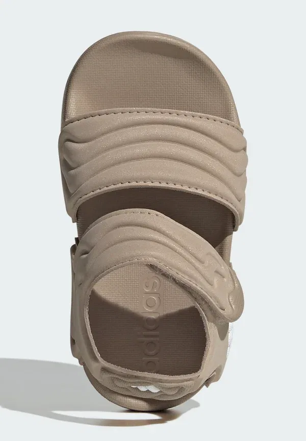Сандалии детские Adidas Sportswear Adilette sandal 2 infant walking sandals, цвет хаки/белый/хаки — фото 3