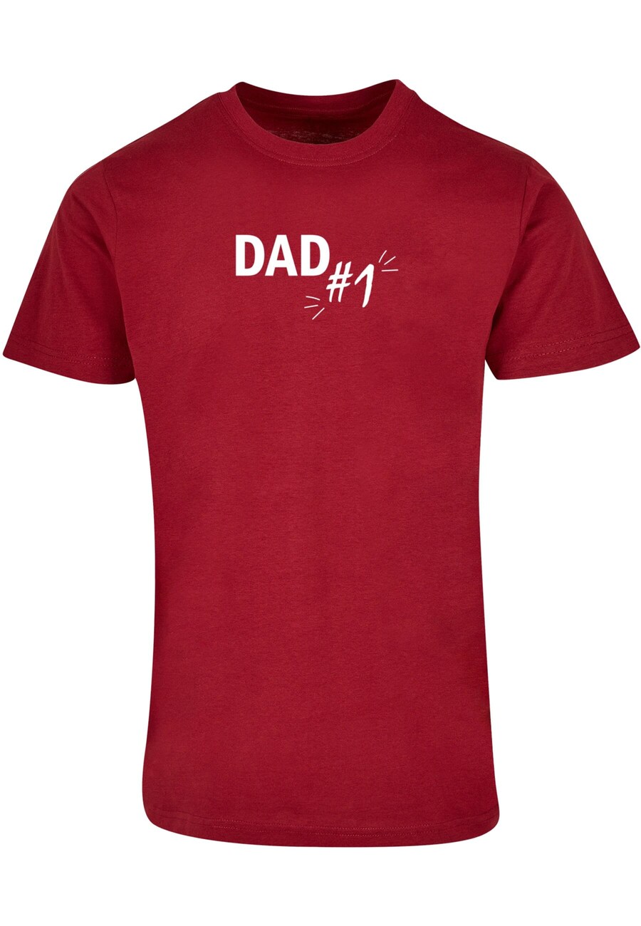 

Футболка Merchcode Fathers Day - Dad Number 1, цвет Cherry red