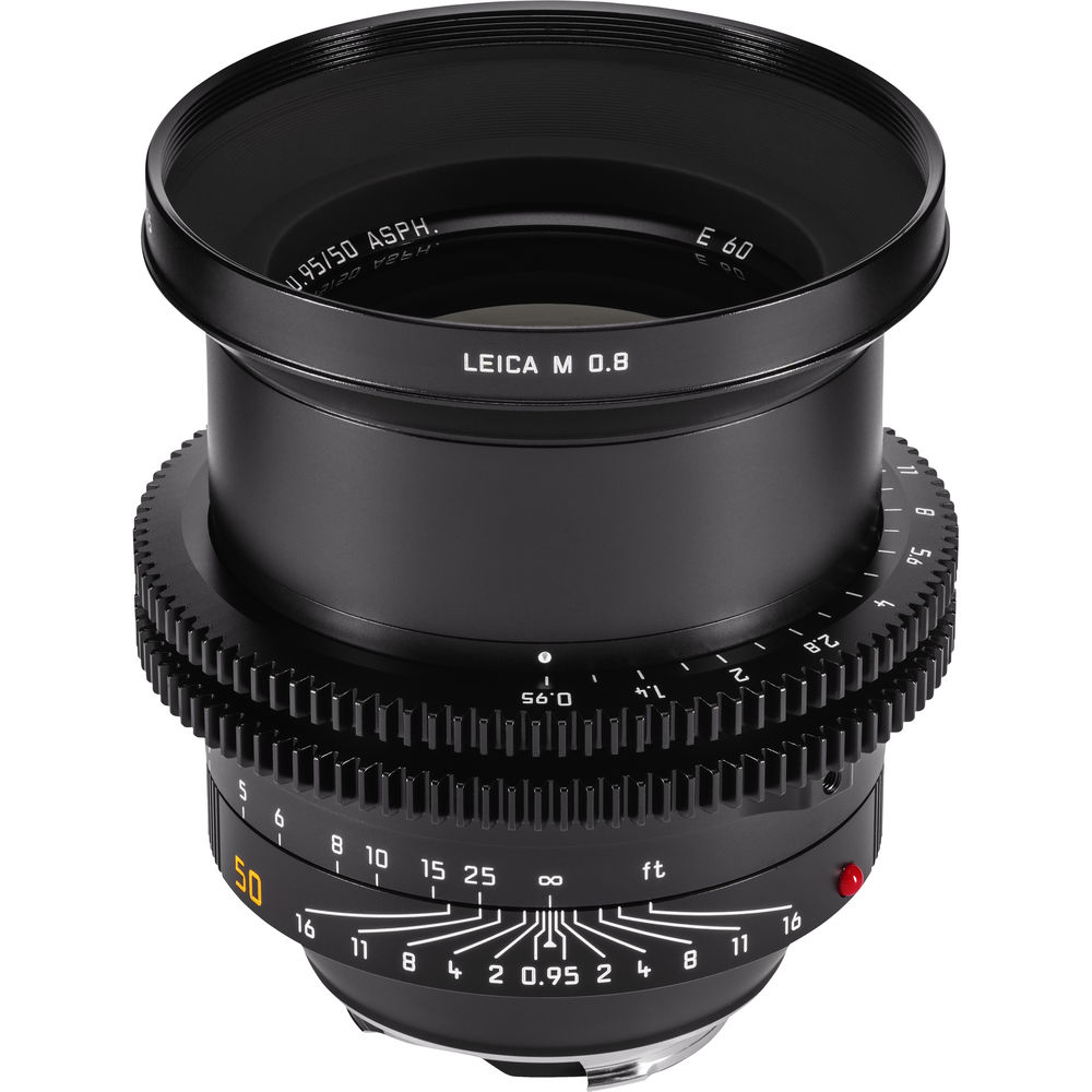 

Leitz Cine 50mm M 0.8 f/0.95 полнокадровый объектив с креплением M (футы)