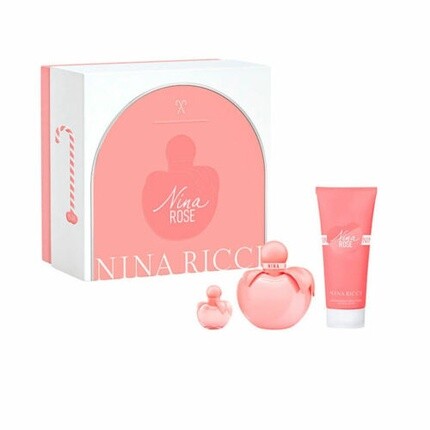 

Nina Rose Gift Set 50ml Eau De Toilette Spray + 75ml Body Lotion + 4ml Eau De Toillette Spray Nina Ricci