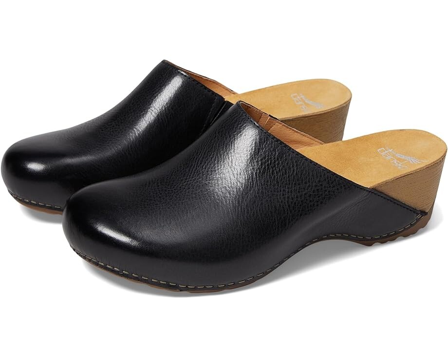 

Сабо Dansko Talulah, цвет Black Milled Burnished