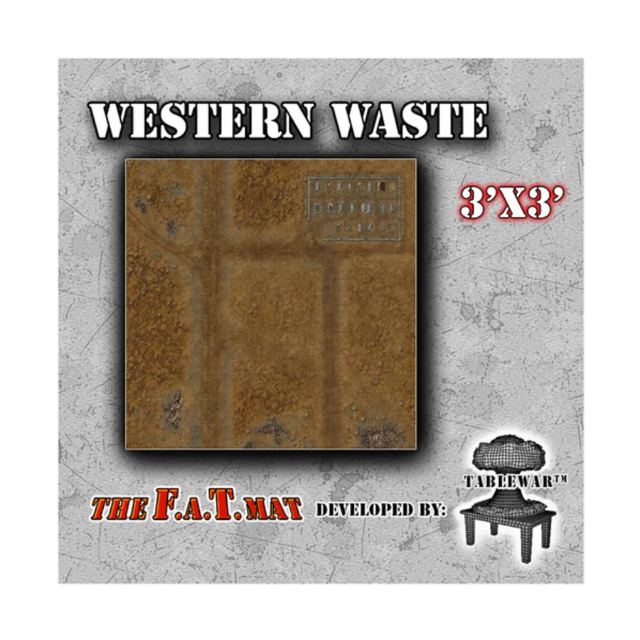 

3 х 3 фута — Западная пустошь, F.A.T. Mats - 3' x 3' (Tablewar)