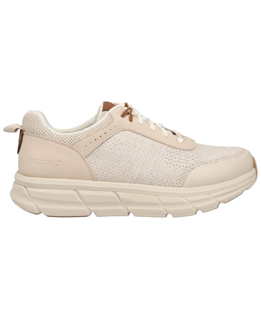 Мужские кроссовки GO-4-IT Active Rebound Knit на шнуровке Dockers, Ivory — фото 2