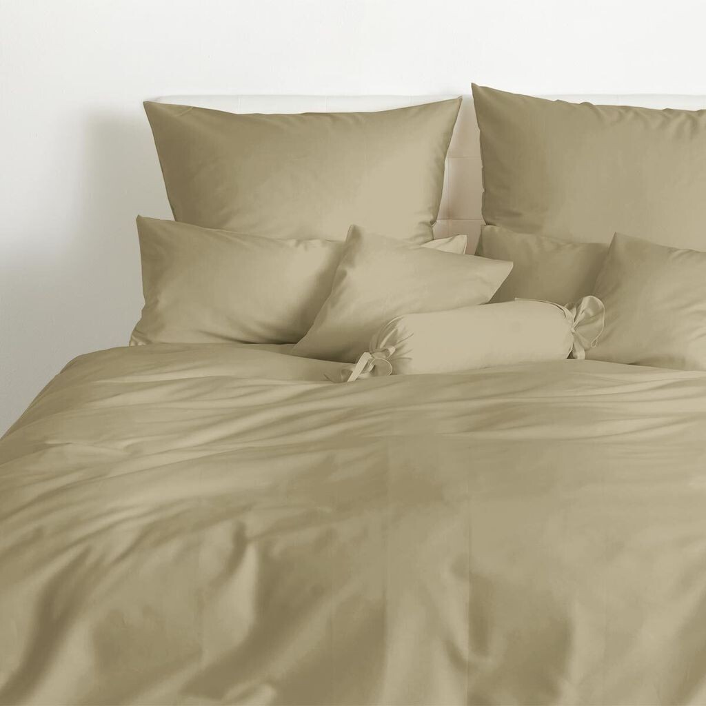

Dream Sleep Uni Mako Атласные наволочки 40x80 см капучино Traumschlaf