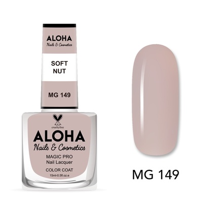 

Лак для ногтей Magic Pro 15 мл - Mg 149 / Мягкий орех Aloha Nails & Cosmetics