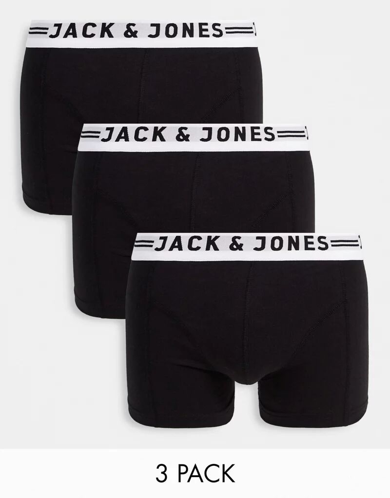 

Черные трусы-стопы Jack & Jones (3 шт.)