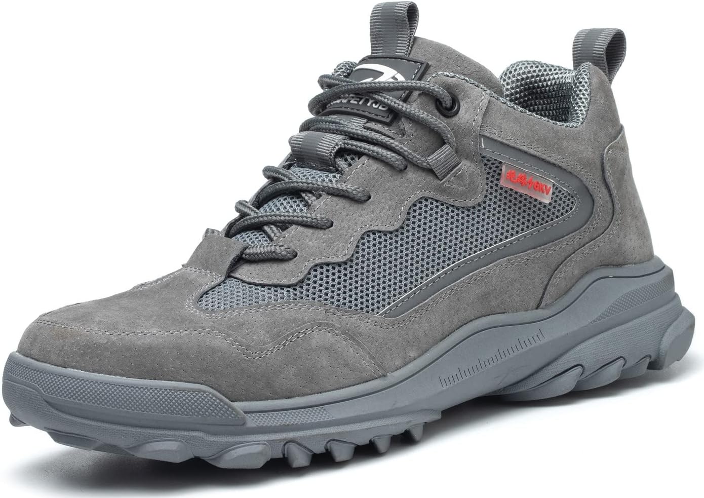 

Защитные обувь U-lite с противоскользящей и проколостойкой подошвой, неразрушимые ботинки для мужчин и женщин, дышащие и удобные промышленные строительные ботинки с композитным носком, серый