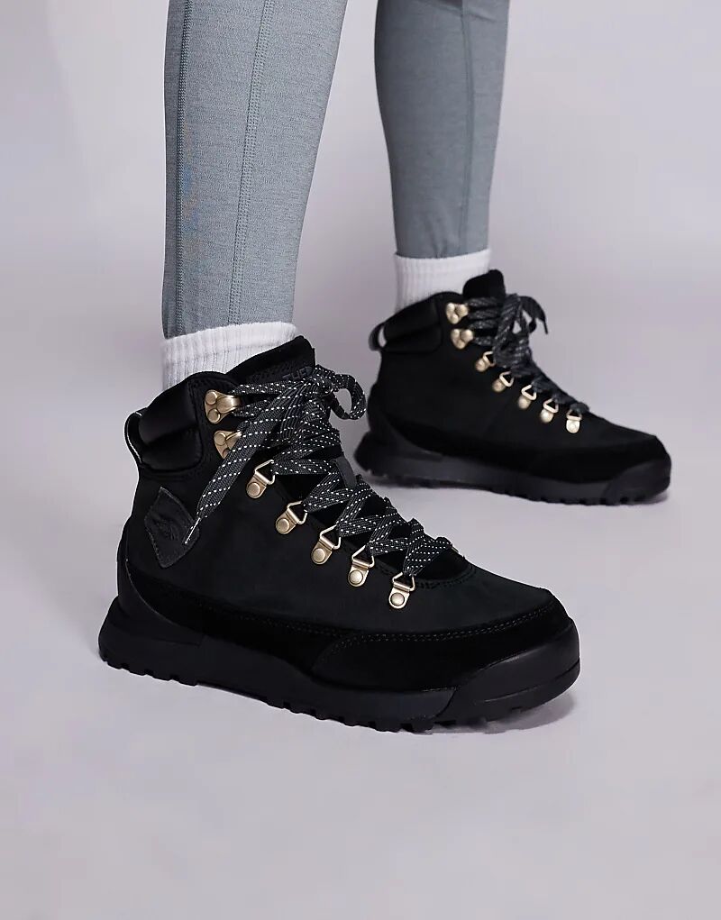 Водонепроницаемые походные ботинки North Face Back-To-Berkeley IV из черной кожи