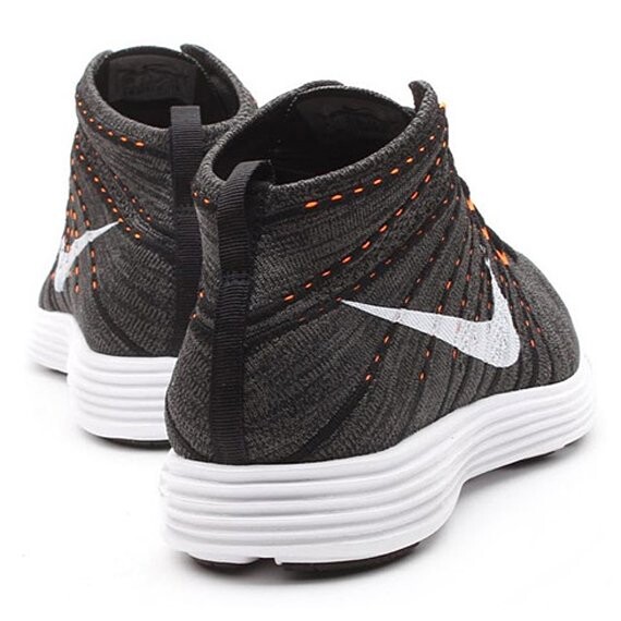 Кроссовки Nike Lunar Flyknit Chukka 'Midnight Fog', черный — фото 3
