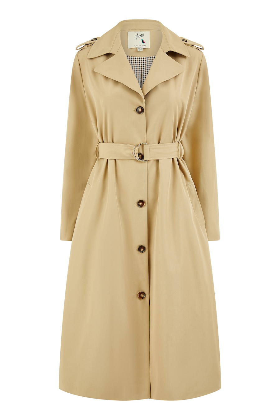 

Пальто межсезонное Yumi, коричневый