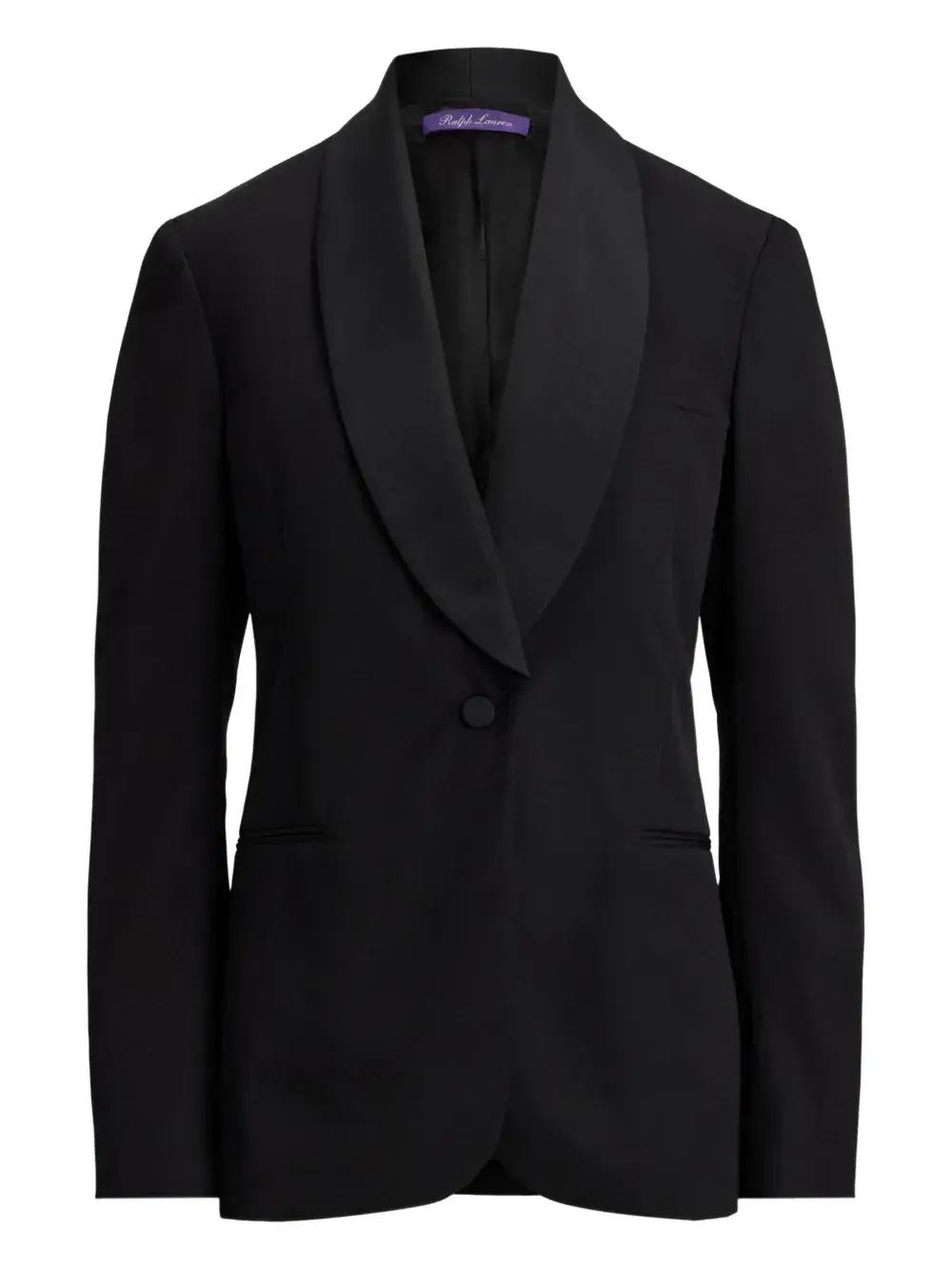 

Шерстяной пиджак Sutton с шалевым воротником Ralph Lauren Collection, черный