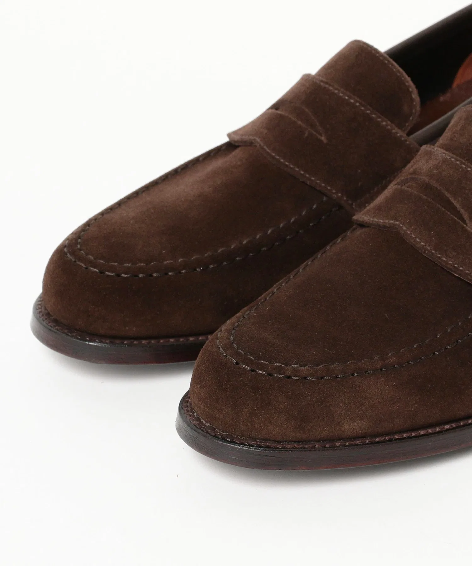 Мужские кожаные лоферы CROCKETT&JONES MAINE2 коричневые — фото 2