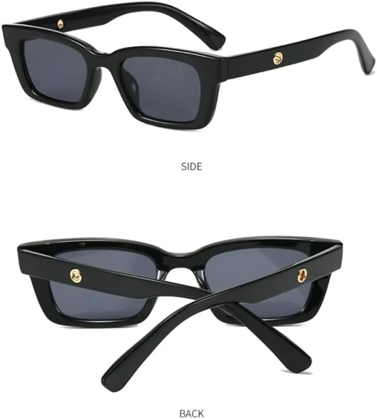 

Модные винтажные солнцезащитные очки в прямоугольной оправе для женщин, ретро-солнцезащитные очки, стильные и популярные квадратные очки для женщин MTZJH, Style 1