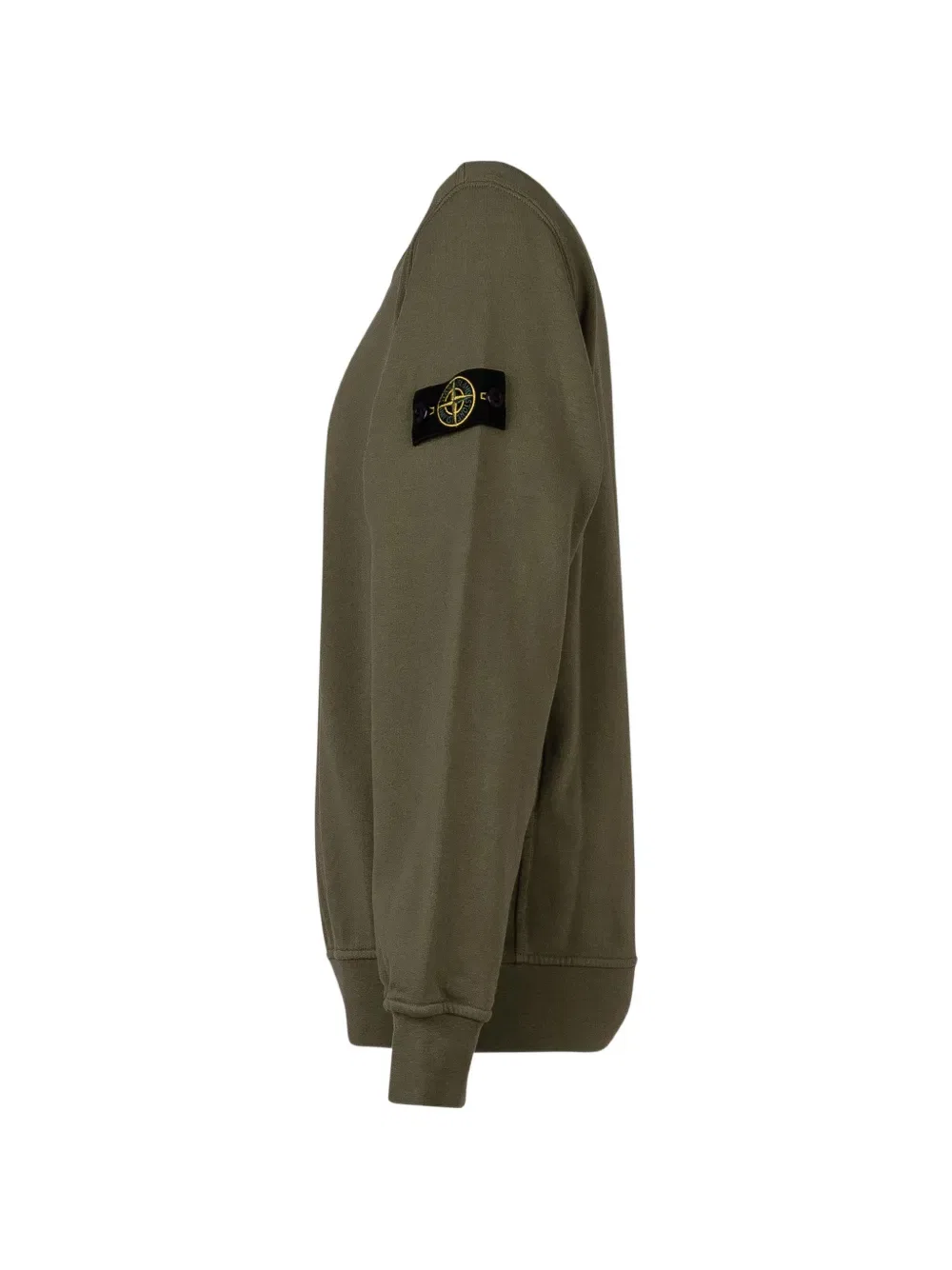 Футболка с круглым вырезом и логотипом Stone Island Junior, зеленый — фото 3