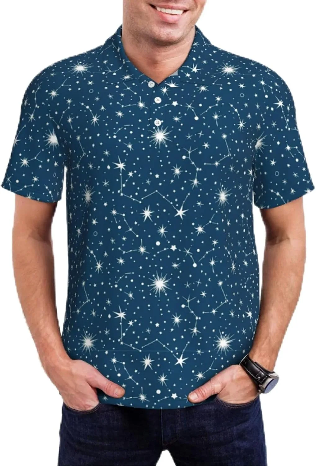 

Мужская поло для гольфа Regular-Fit Quick-Dry, размеры S-4XL JZDACH