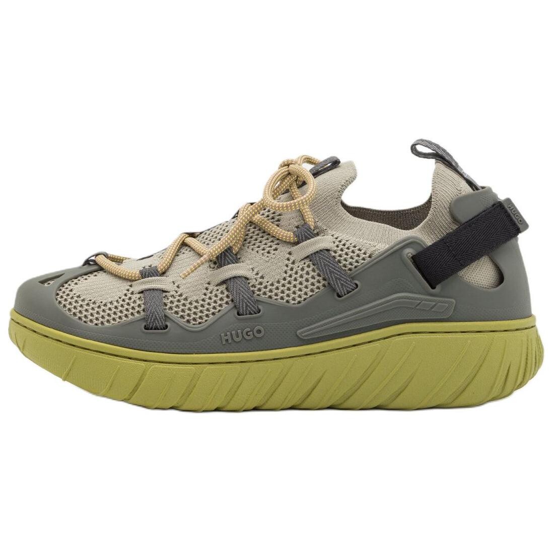 

Кроссовки HUGO BOSS Lifestyle Shoes Men Low-top Dusty Green, зеленый