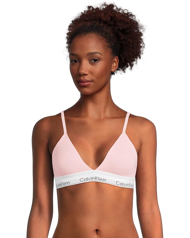 

Бюстгальтер Calvin Klein Underwear Modern Cotton Lightly Lined Triangle Bra, цвет Buff Pink