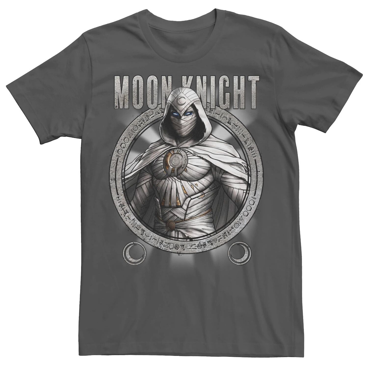 

Мужская футболка Marvel Moon Knight Team Circle с портретом Licensed Character