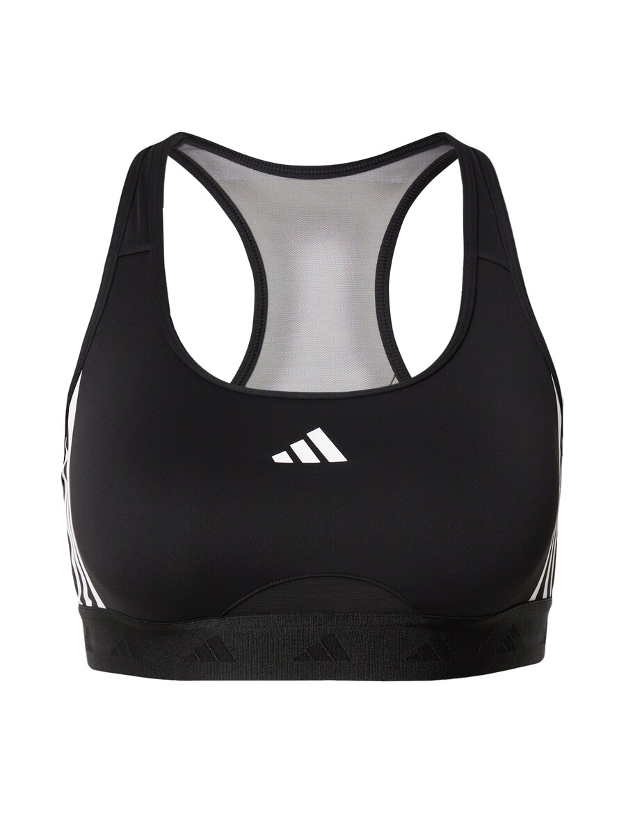 

Спортивный бюстгальтер-бралетт ADIDAS PERFORMANCE Powerreact Training Medium-support Hyperglam, черный