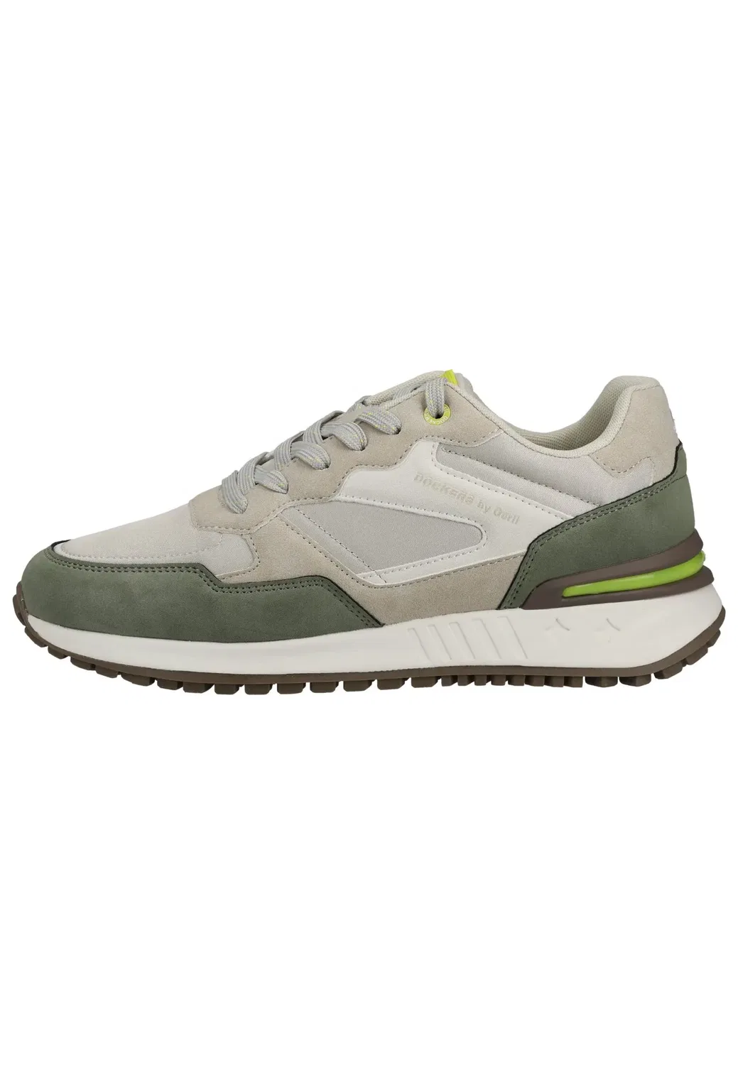 Sneakers Low, кожаные, DOCKERS, хаки — фото 2
