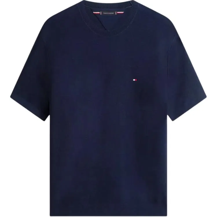 Футболка с логотипом Tommy Hilfiger Marine Blue