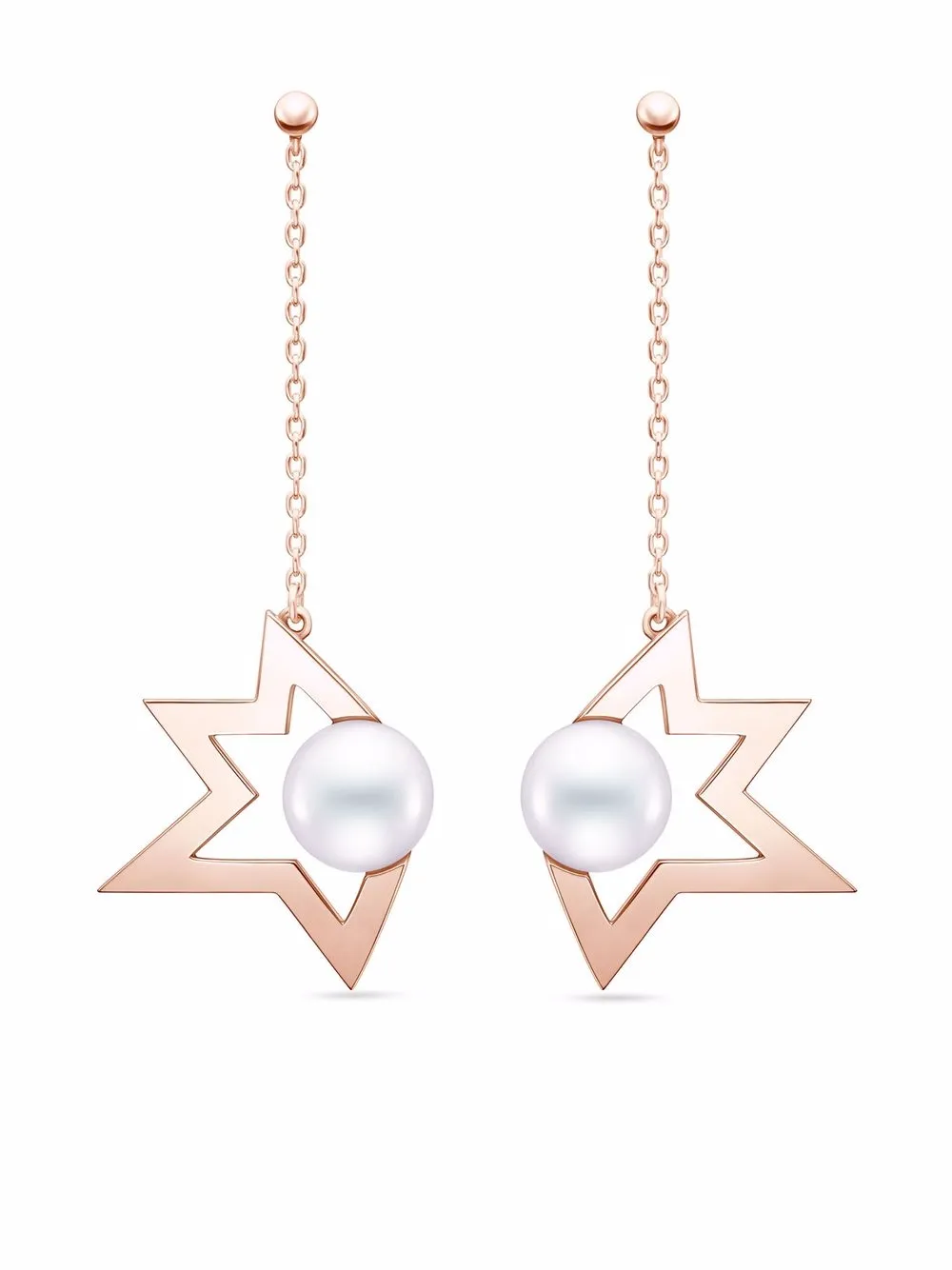 

Серьги Collection Line Comet Plus из розового золота с жемчугом TASAKI, розовый