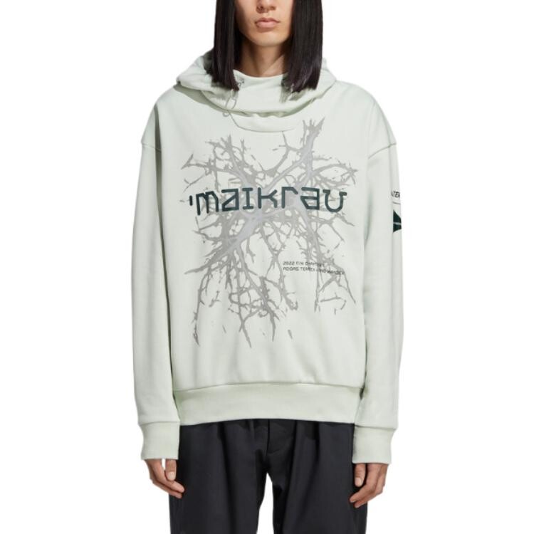 And Wander X Толстовка унисекс лен зеленый Adidas, зеленый — фото 3