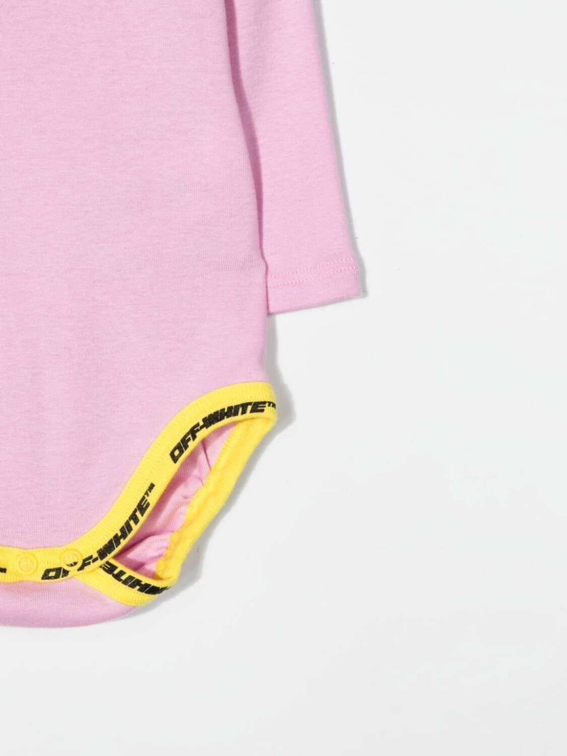Боди с логотипом Off-White Kids, розовый — фото 3
