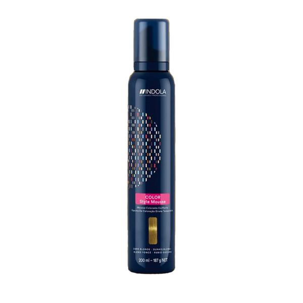 

Мусс для окрашивания волос для темно-русых волос, 200 мл Indola Color style mousse, цвет ciemny blond