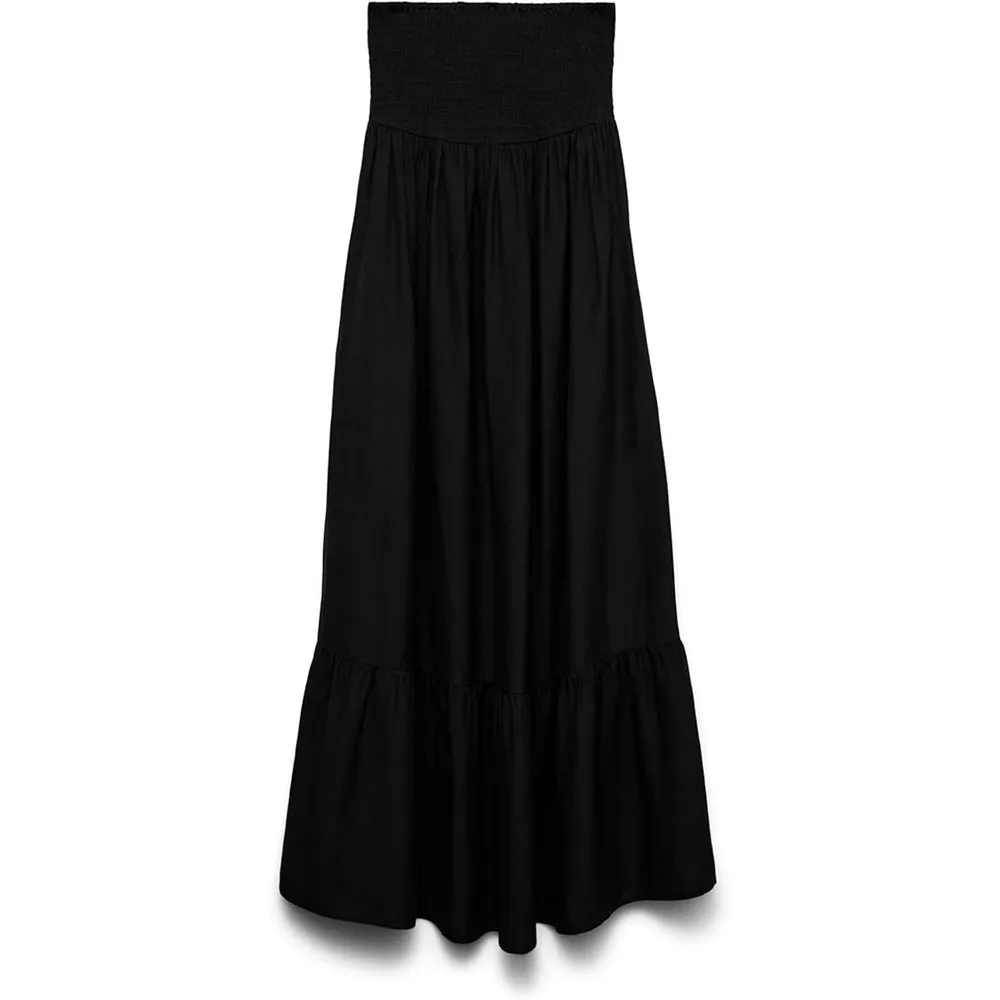 

Платье-бандо Vero Moda Awalisa до щиколотки миди, черный