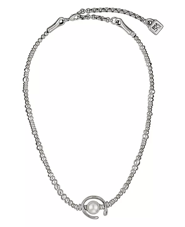 

Ожерелье из стерлингового серебра с перламутровой застежкой Unode50, silver