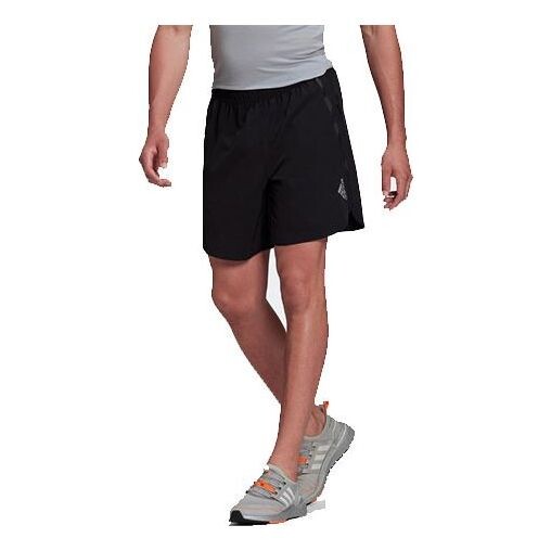 

Шорты adidas Solid Color Lacing Breathable Training Sports Shorts Black, мультиколор