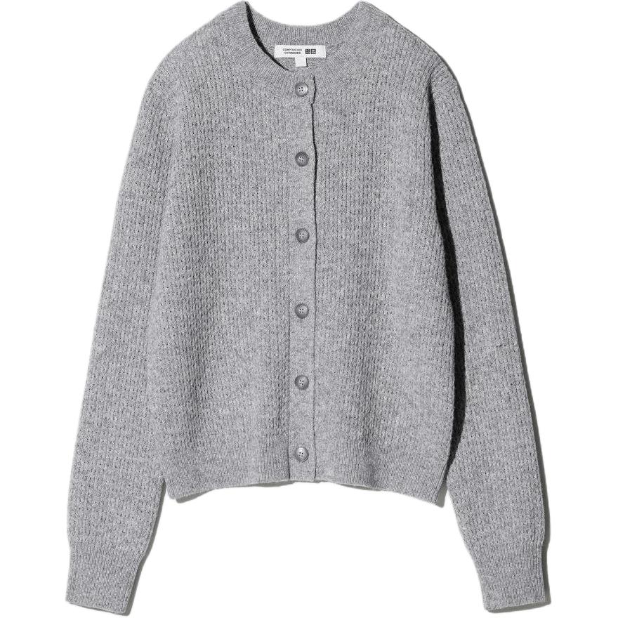 

Comptoir des Cotonniers FW25 вязаный топ для женщин UNIQLO, светло-серый