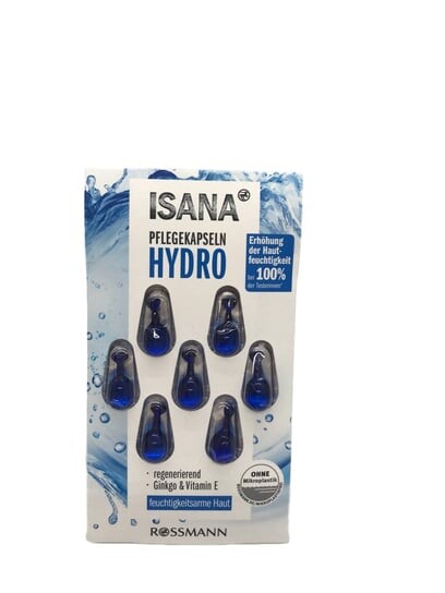 

Isana, Hydro, Капсулы с витамином Е для лица