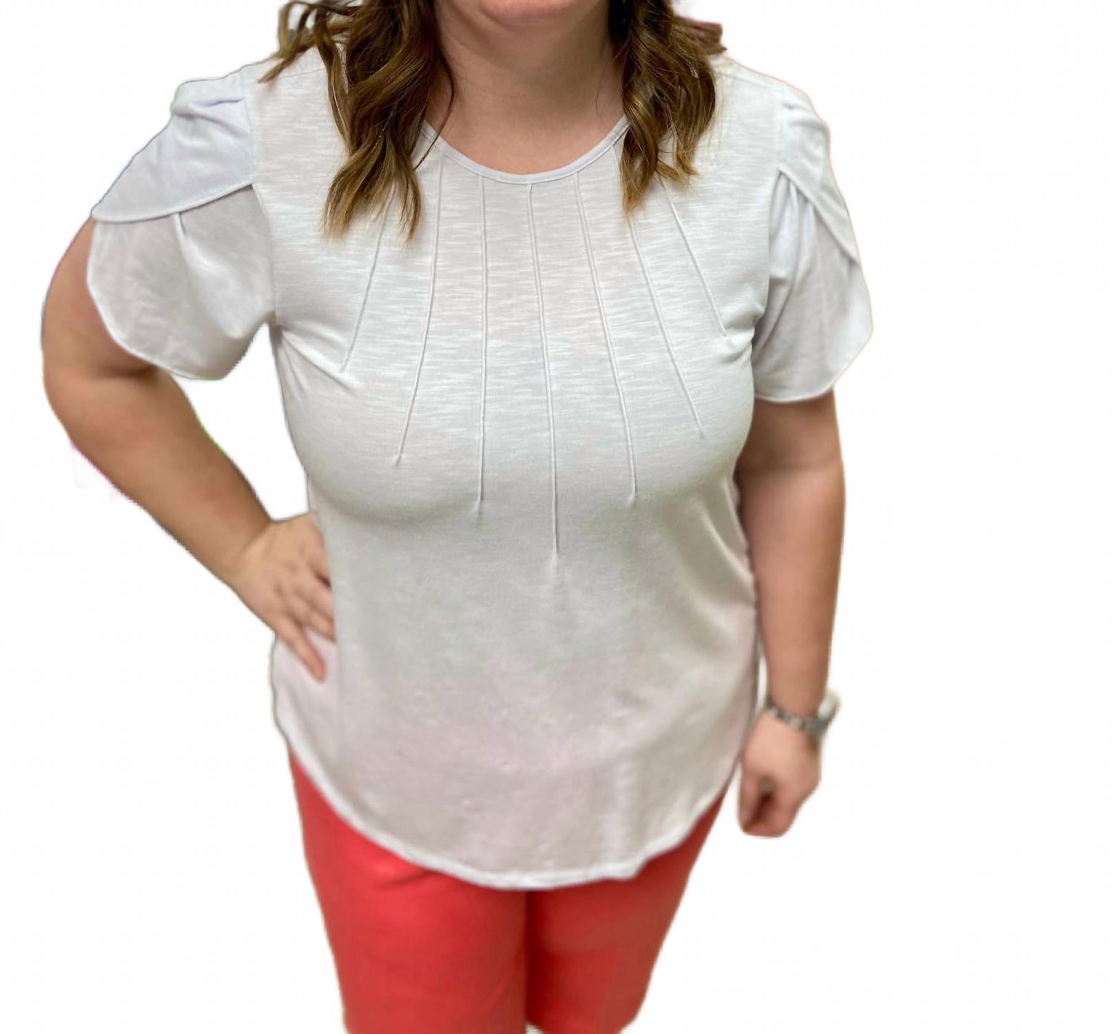 

Топ Tulip с короткими рукавами белого цвета Southern Lady