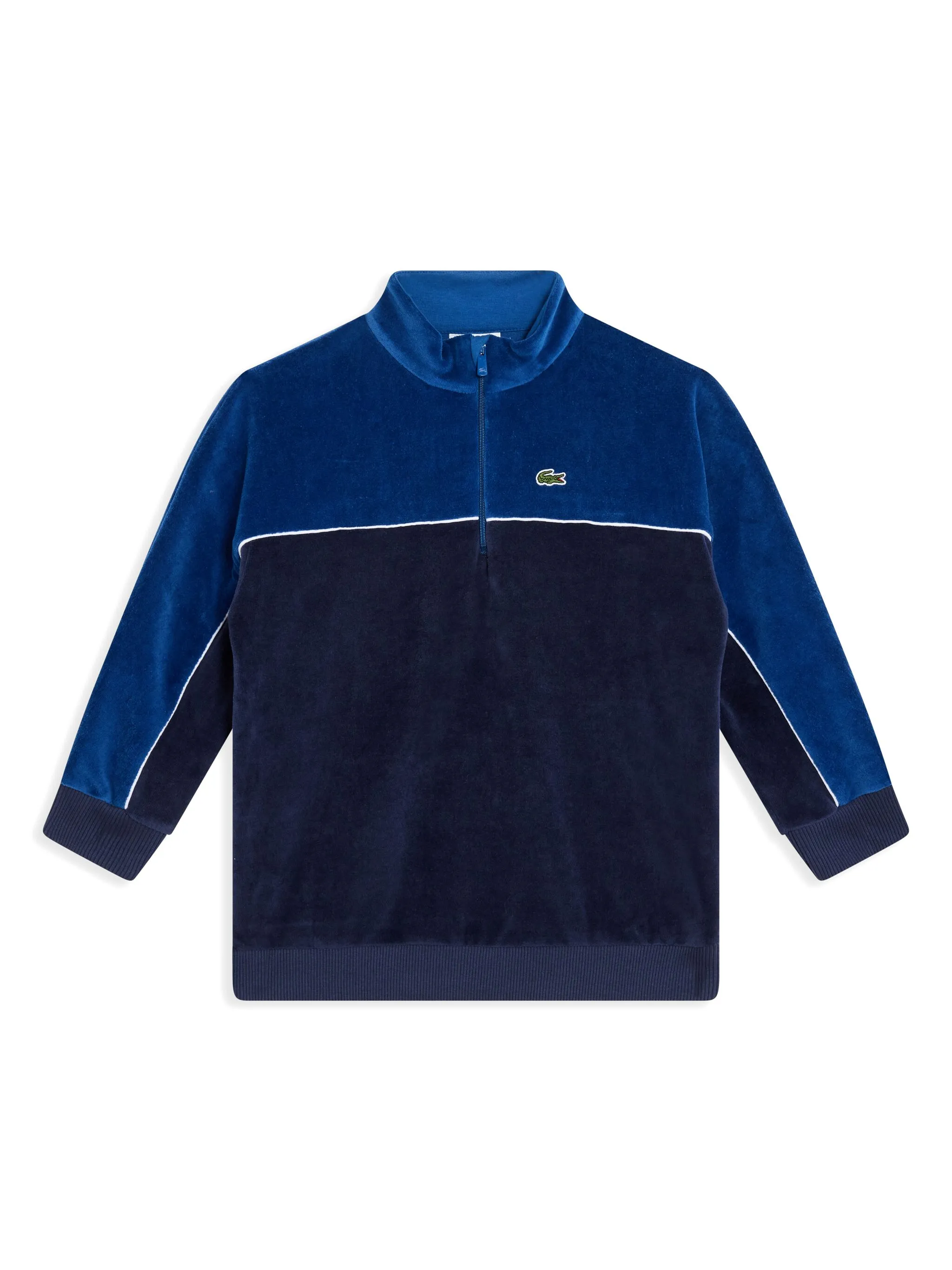 

Толстовка в стиле колор-блок Lacoste, синий