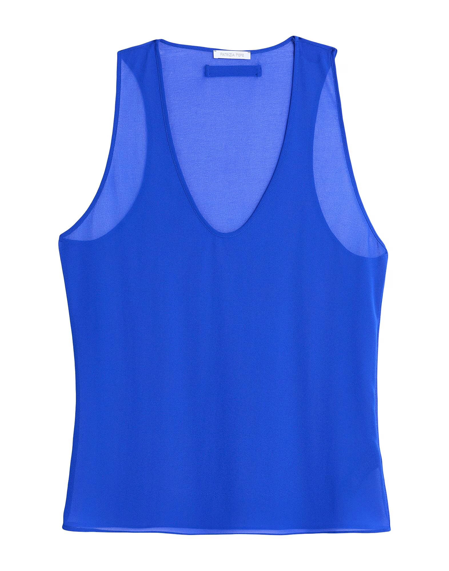 

Топ Patrizia Pepe, синий