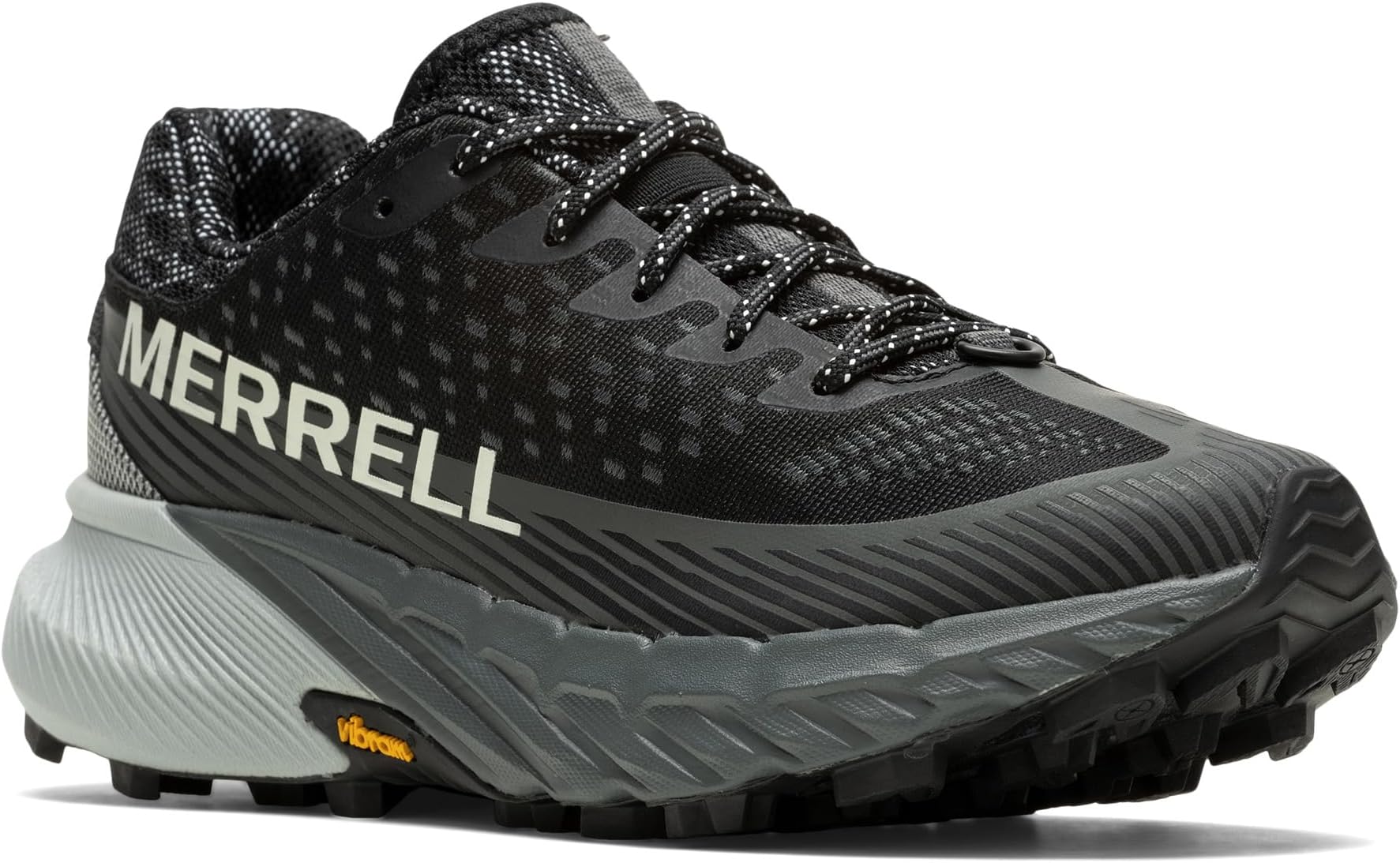 

Кроссовки Agility Peak 5 Merrell, цвет Black/Granite, Черный, Кроссовки Agility Peak 5 Merrell, цвет Black/Granite